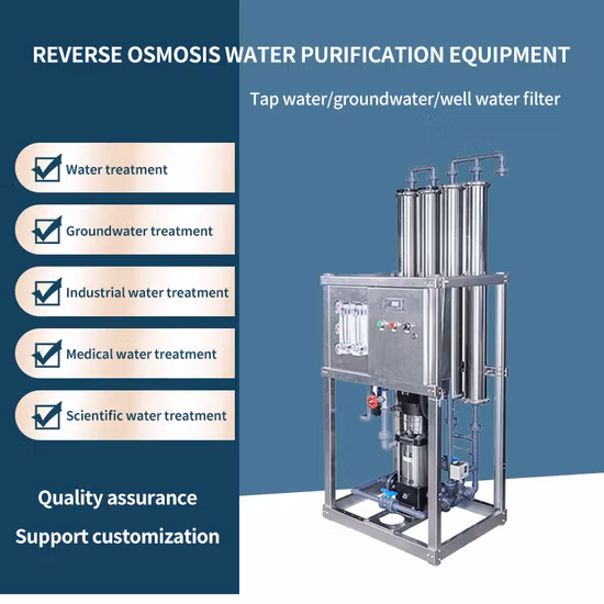 10000 litros por hora de aço inoxidável 304/316 tanque de pré-tratamento RO filtro de tratamento de água sistema de osmose reversa